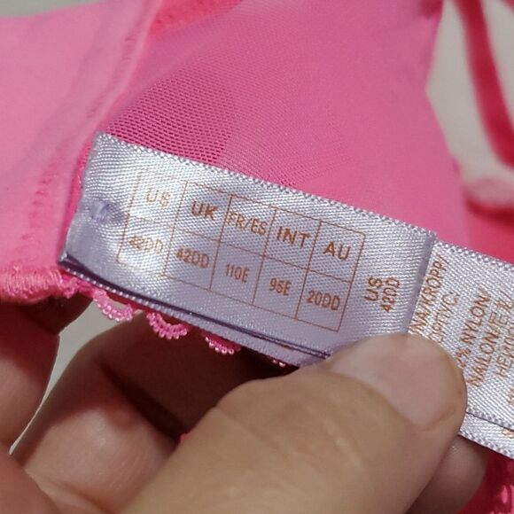 Savage x Fenty Living in the Clouds Iridescent Lace Bra Size 42DD - Picture 13 of 16